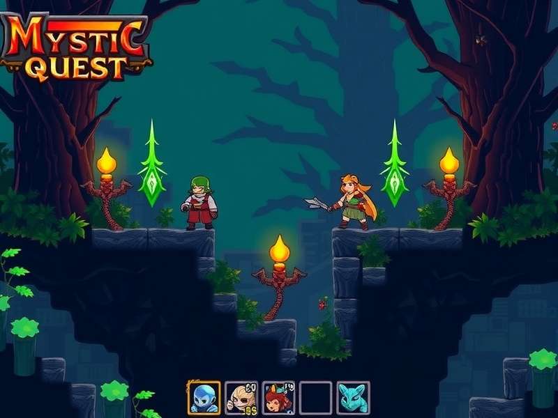 Mystic Pixel Quest Multiplayer Gameplay